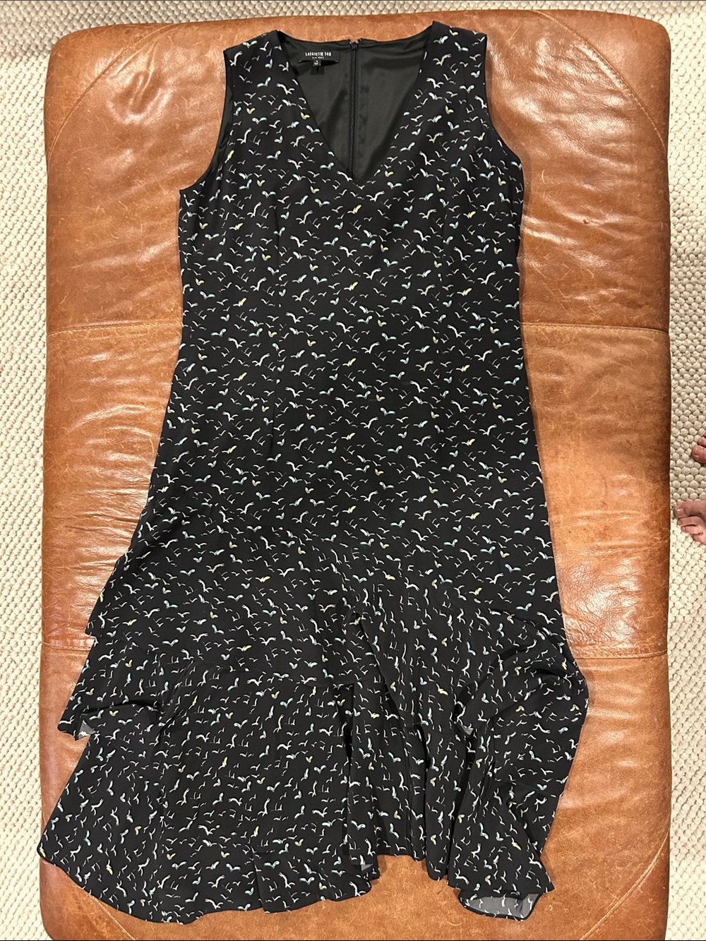 Lafayette 148 New York silk sleeveless dress
